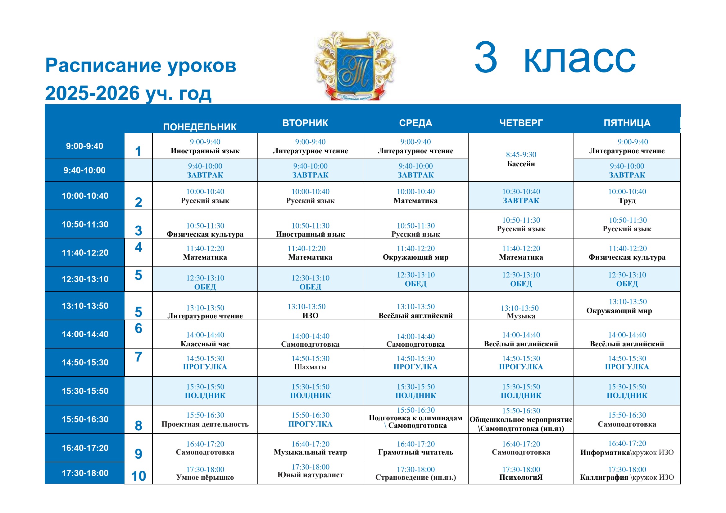 3 класс